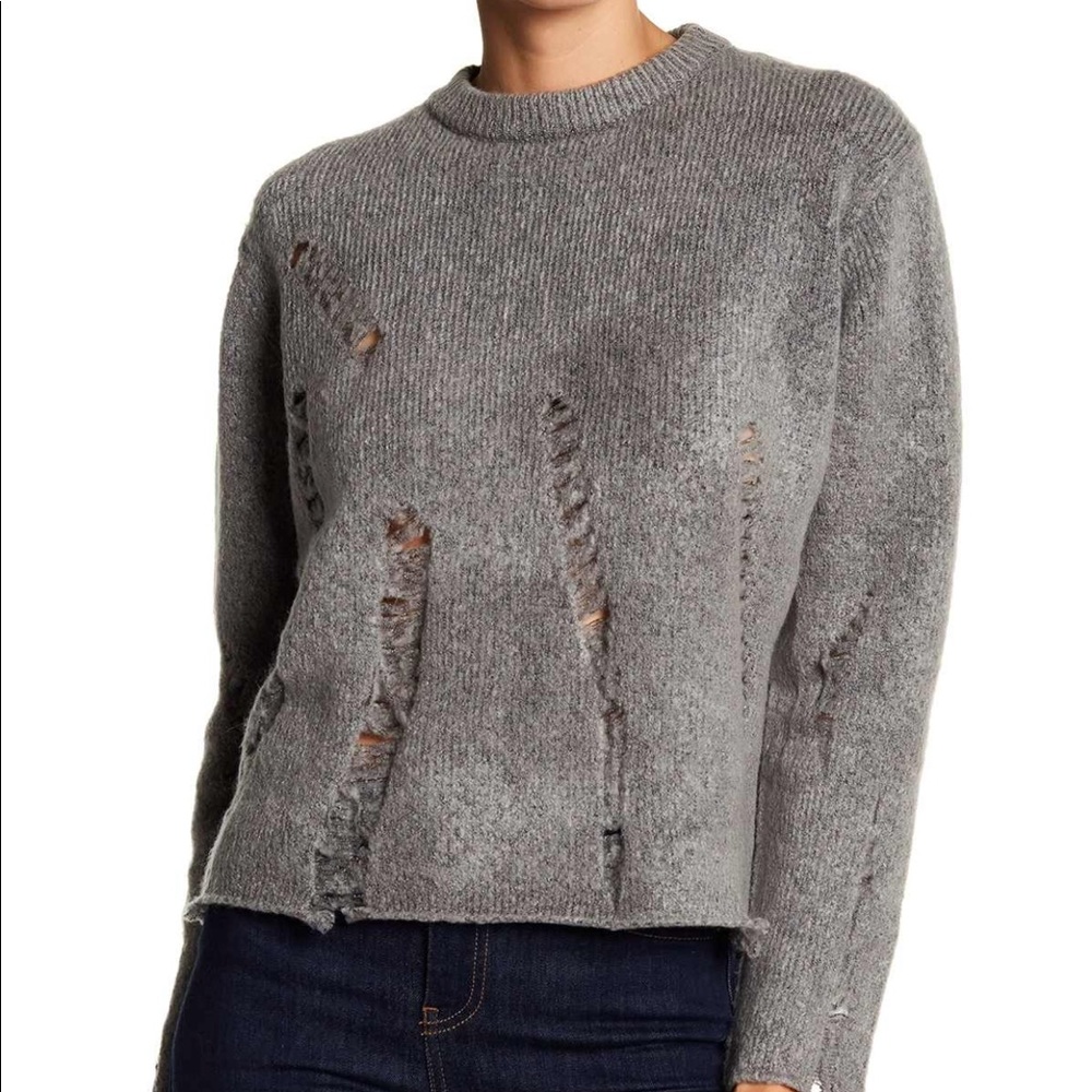 DESTROYED PULLOVER, Size Large